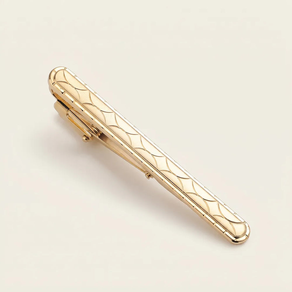Men's Gold Geometric Lattice Tie Clip | Sailor Australia
