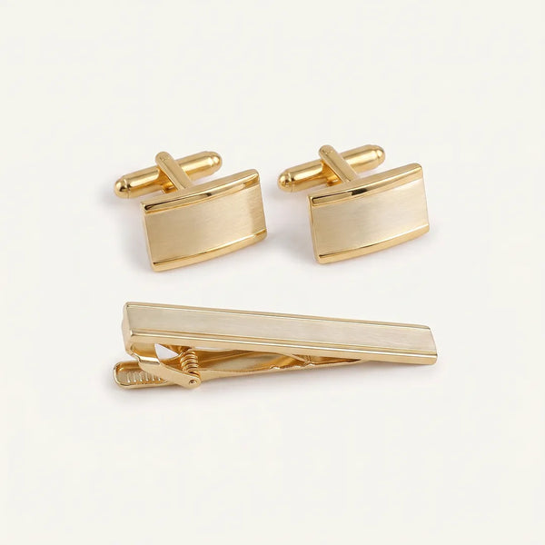 Cufflink & Tie Clip Set - 34