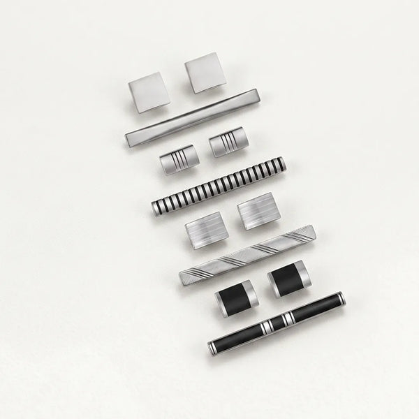 Cufflink & Tie Clip Set - 49