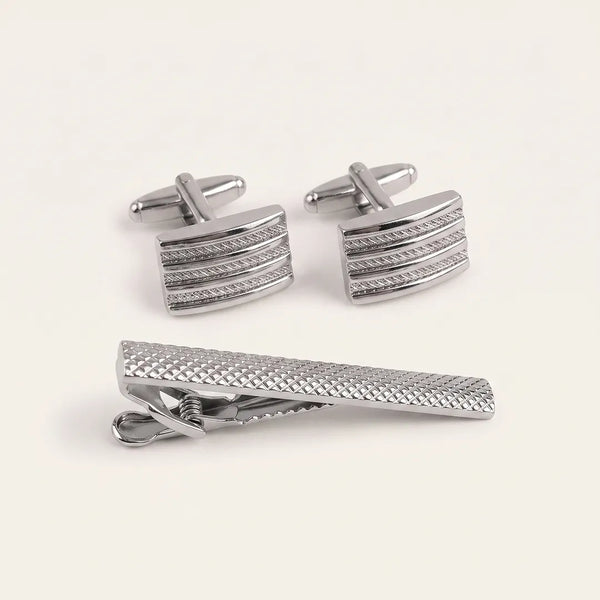 Cufflink & Tie Clip Set - 22