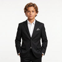 Boys' Black 2-Piece Suit Set | David Blazer & Jessie Trousers