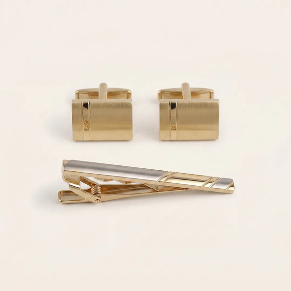 Cufflink & Tie Clip Set - 40