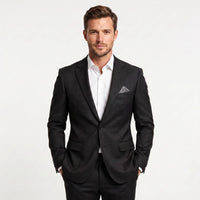 Men's Black 2-Piece Suit Set | David Blazer & Jessie Trousers