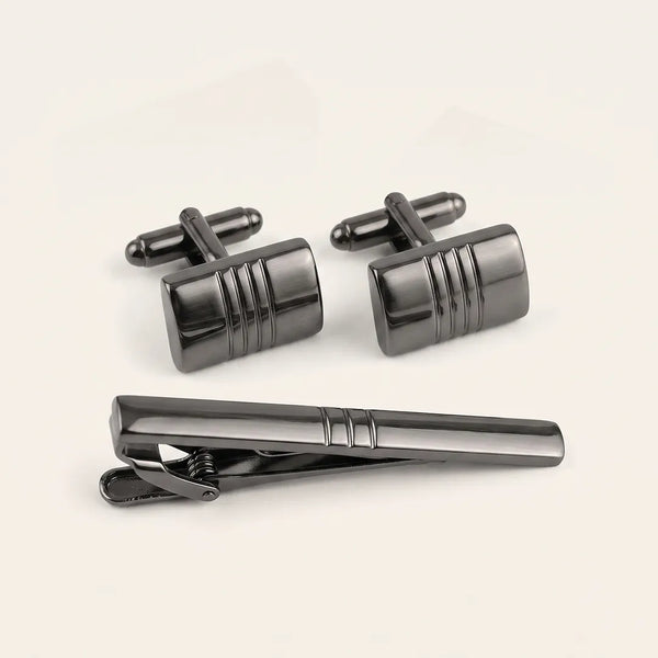 Cufflink & Tie Clip Set - 32