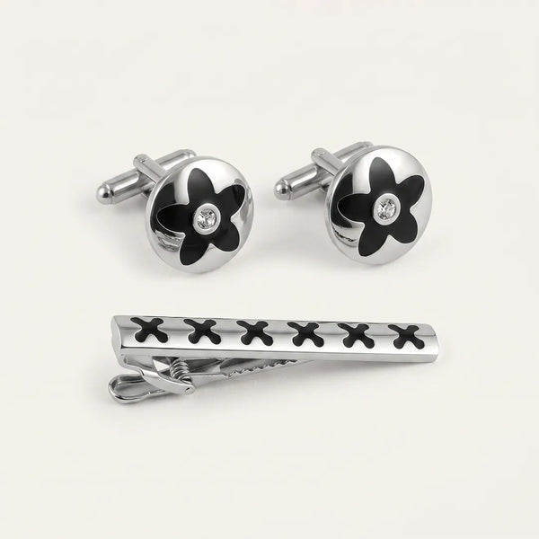 Cufflink & Tie Clip Set - 26