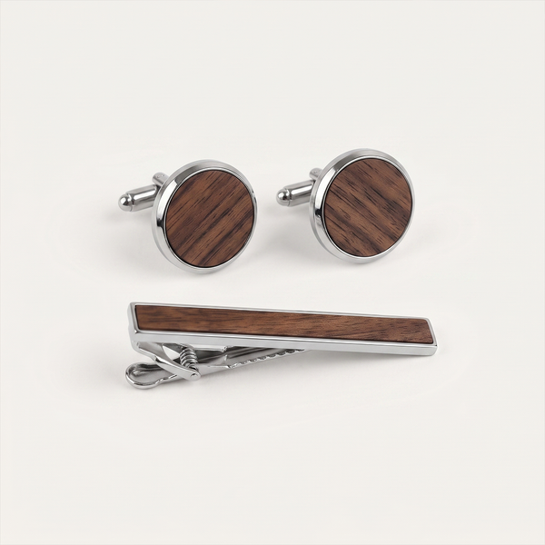 Cufflink & Tie Clip Set - 46
