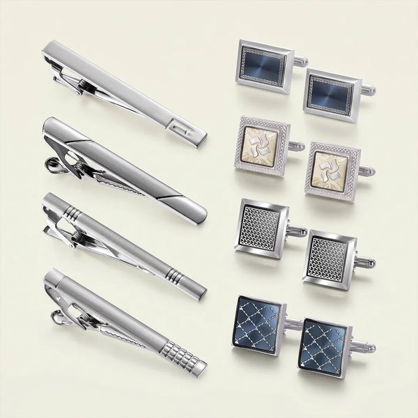 Cufflink & Tie Clip Set - 50