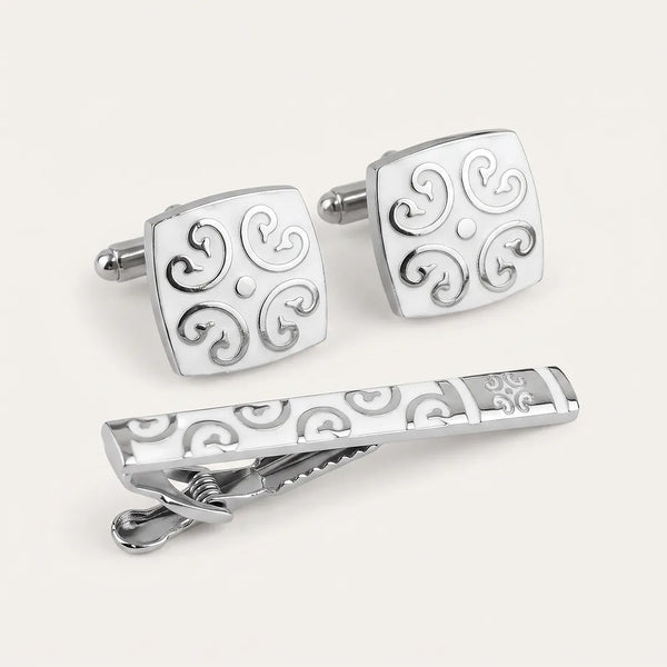 Cufflink & Tie Clip Set - 20