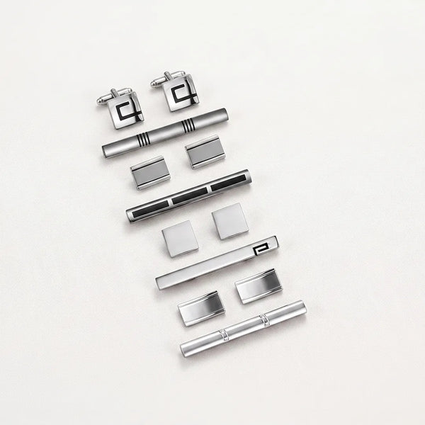 Cufflink & Tie Clip Set - 51