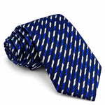 Navy & Cobalt Segmented Stripe Necktie | Sailor Australia