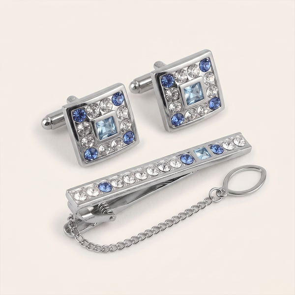 Cufflink & Tie Clip Set - 48