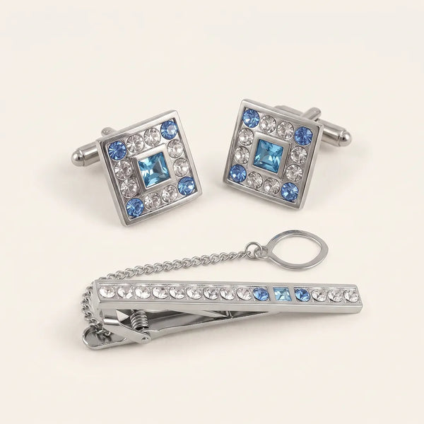 Cufflink & Tie Clip Set - 41