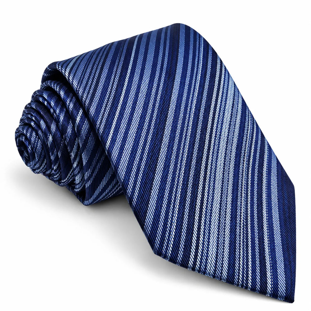 Navy Multi Stripe Necktie | Sailor Australia
