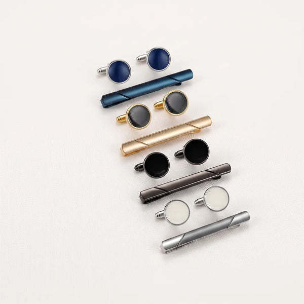 Cufflink & Tie Clip Set - 47