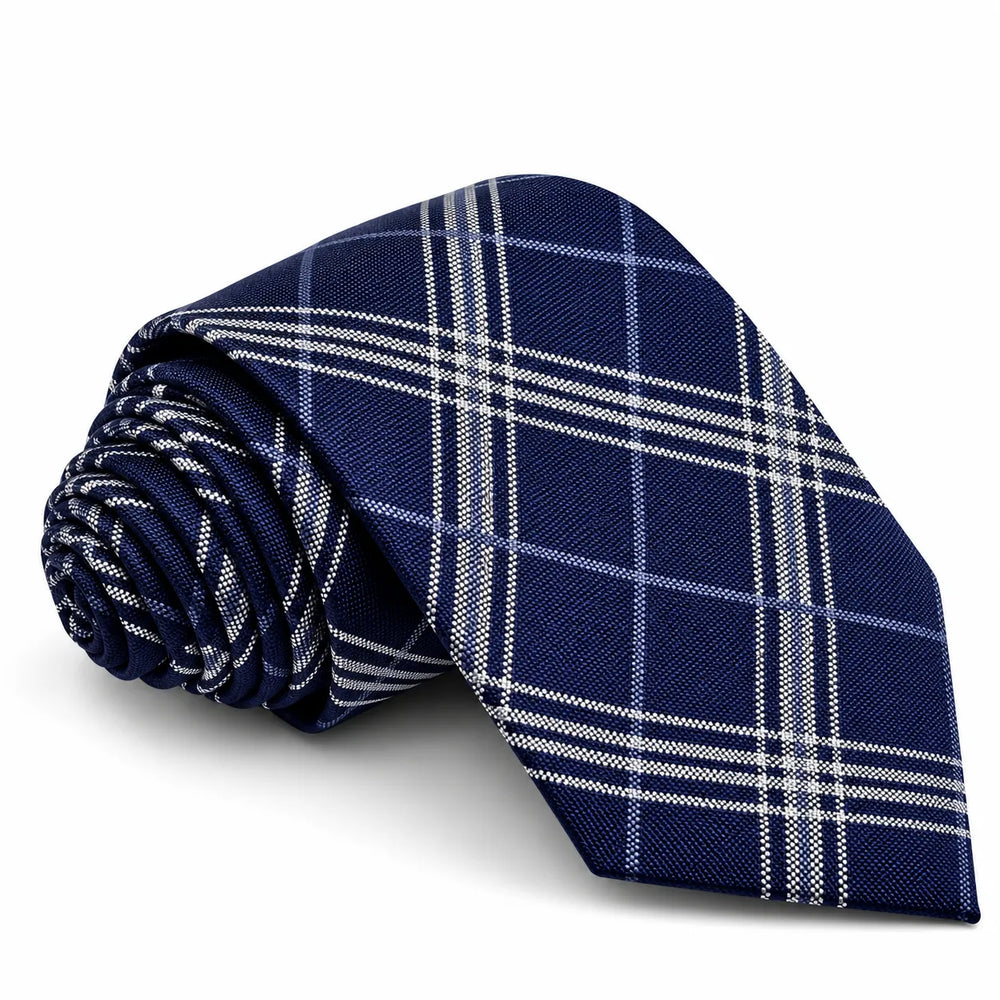 Navy Tartan Plaid Necktie | Sailor Australia