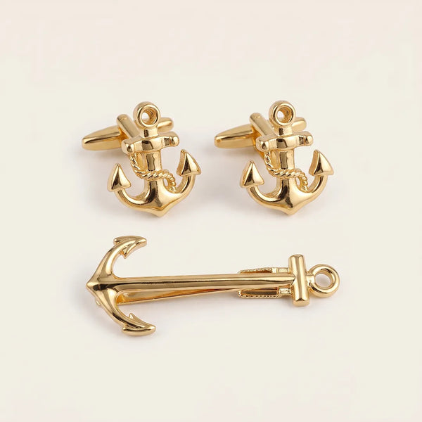 Cufflink & Tie Clip Set - 12