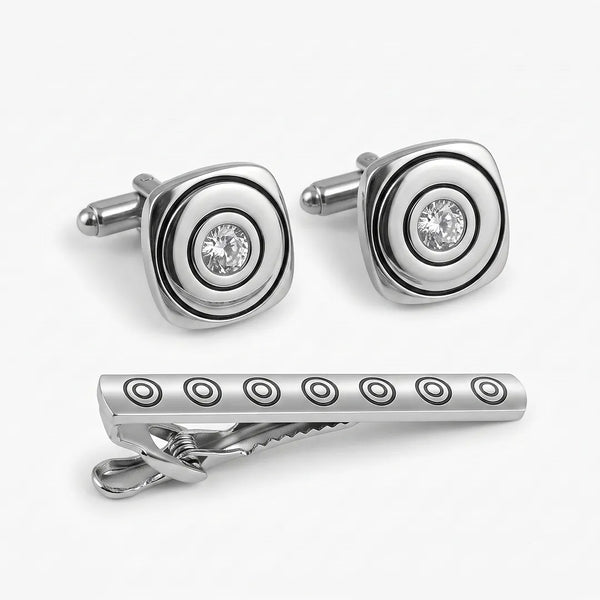 Cufflink & Tie Clip Set - 21