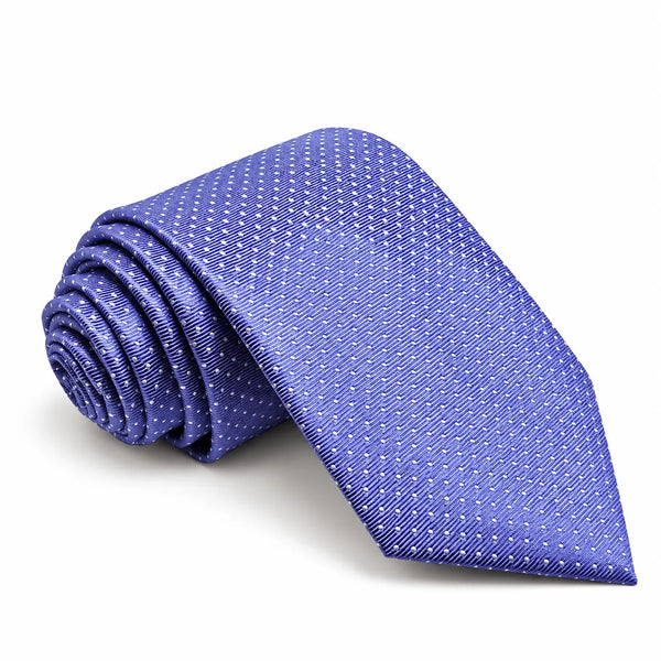 Cornflower Blue Pin Dot Necktie | Sailor Australia