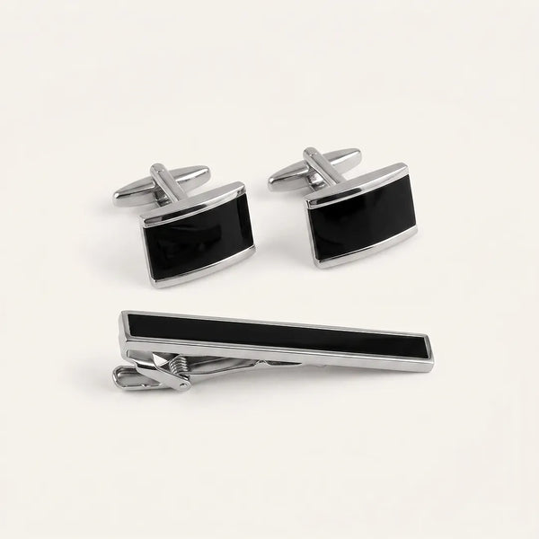 Cufflink & Tie Clip Set - 35