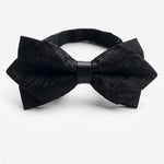 Black Paisley Diamond Bow Tie | Wedding & Formal