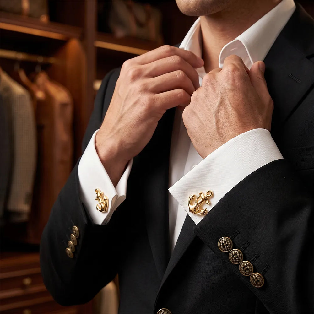 Cufflink & Tie Clip Set - 12