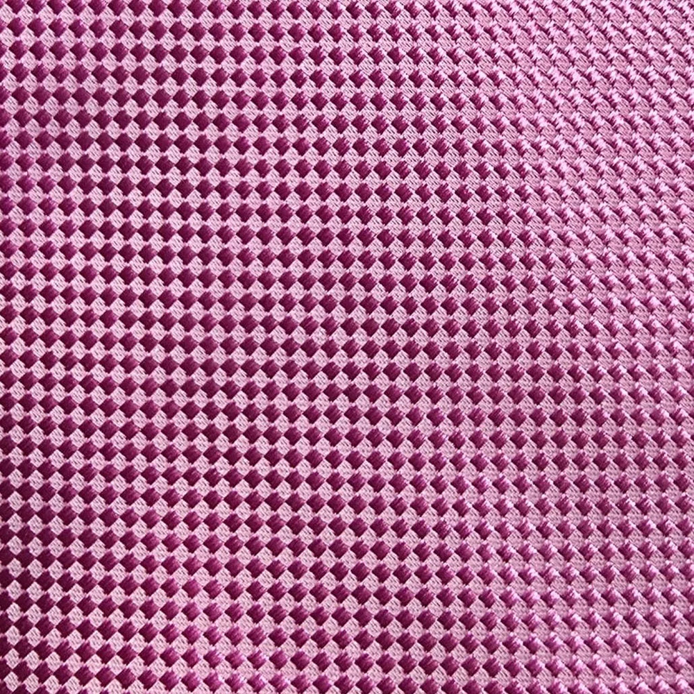 Rose Pink Micro Grid Necktie | Sailor Australia