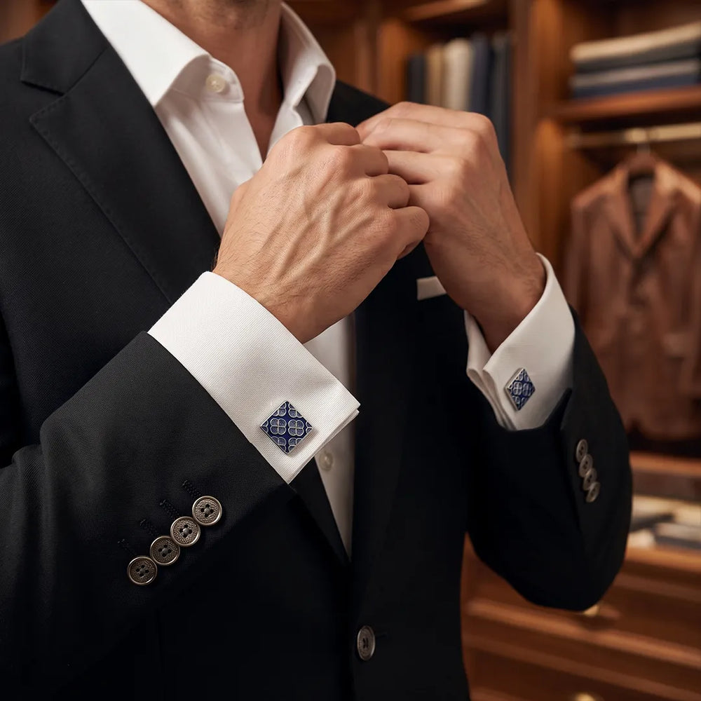 Cufflink & Tie Clip Set - 11