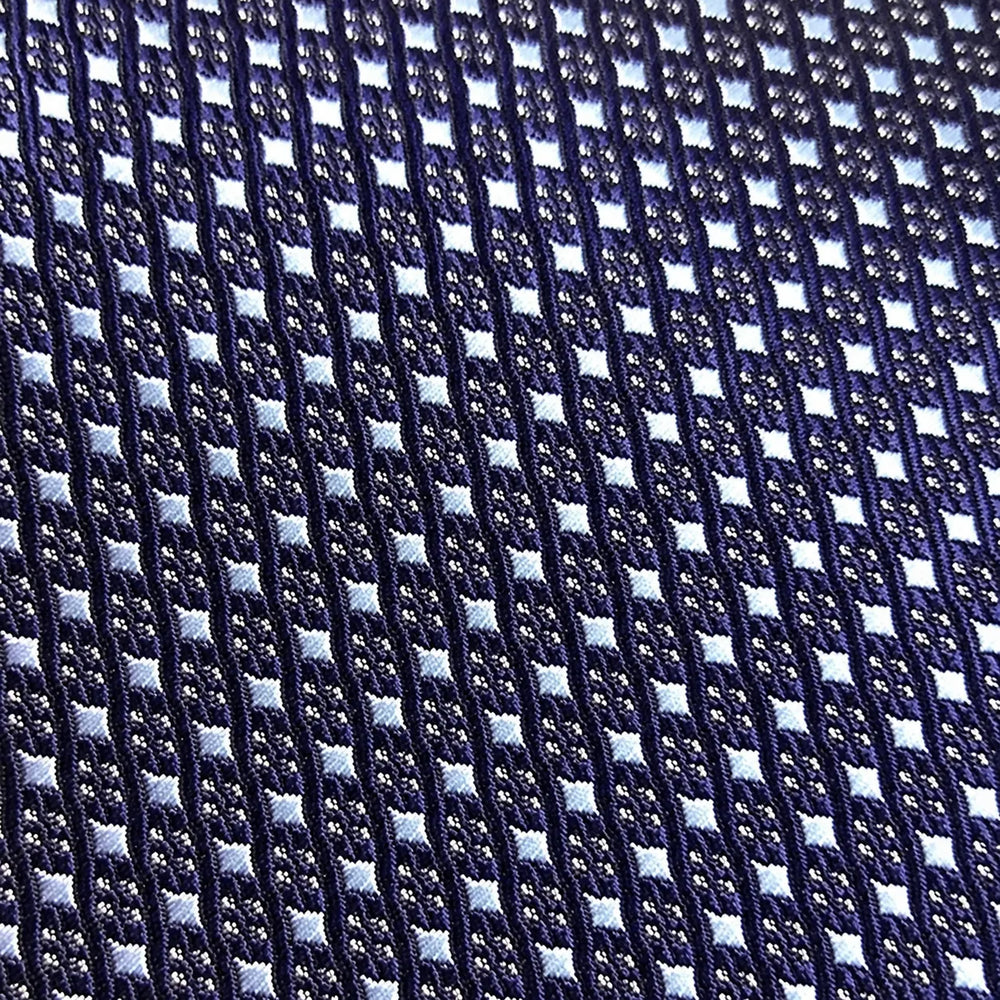 Navy Micro-Dot Tie Set | Wedding & Formal Accessory Set