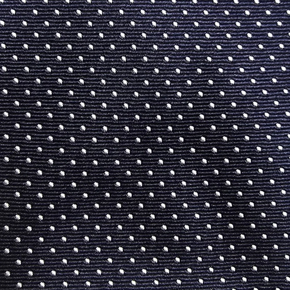 Navy Silk Pin Dot Necktie | Sailor Australia