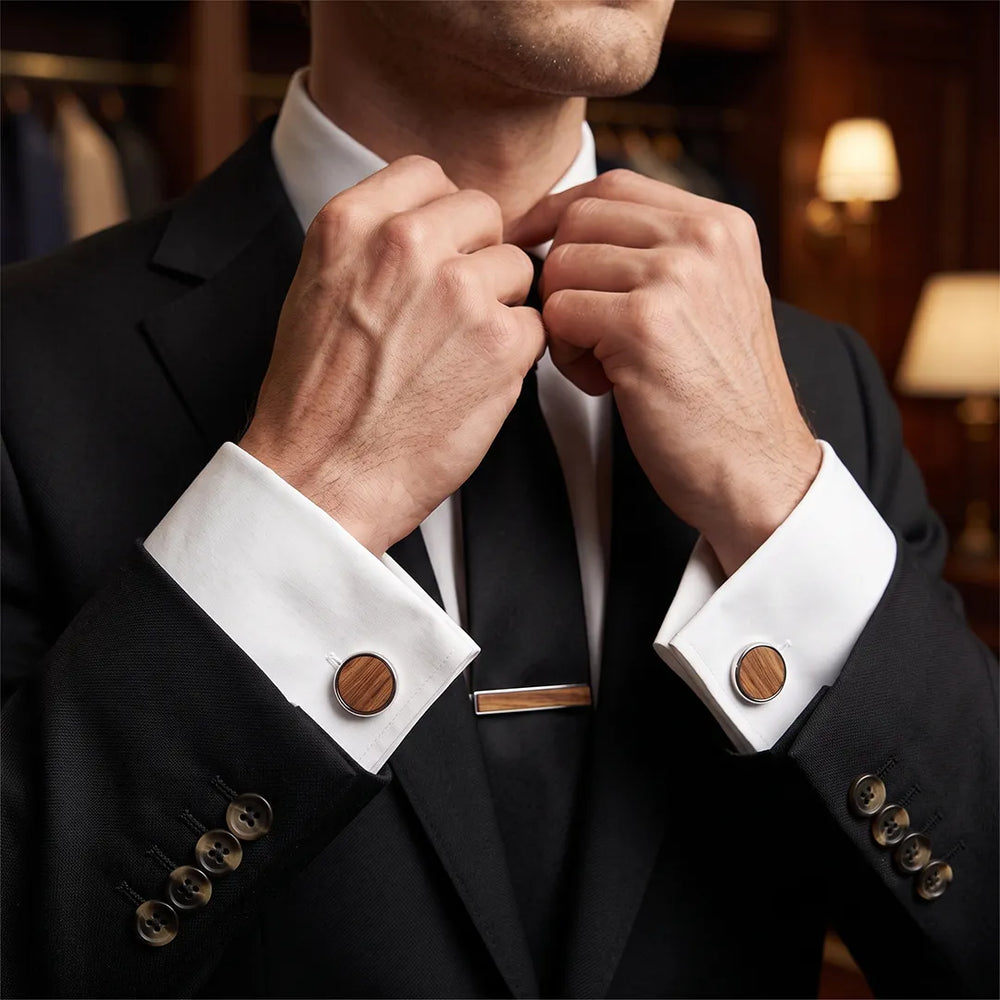 Cufflink & Tie Clip Set - 29
