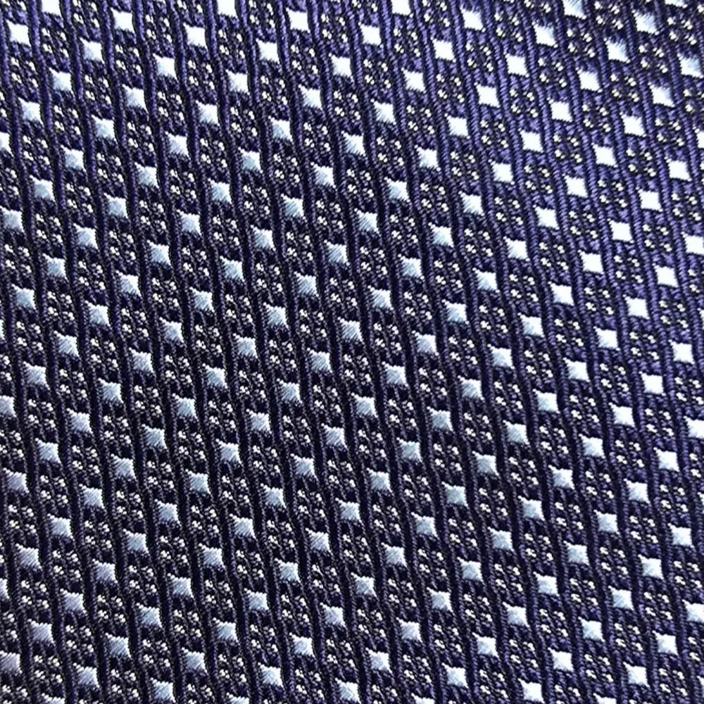 Navy Diamond Lattice Necktie | Sailor Australia