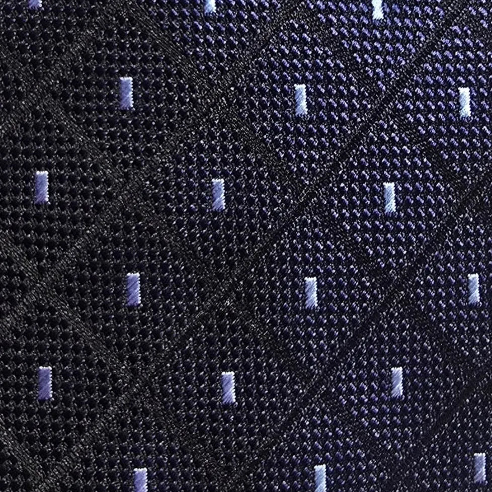 Navy Diamond Lattice Dash Necktie | Sailor Australia