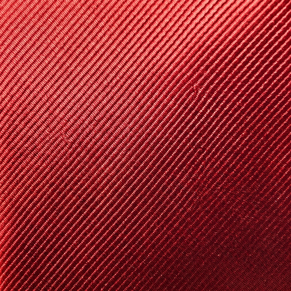 Red Twill Tie Set | Wedding & Formal Accessory Set