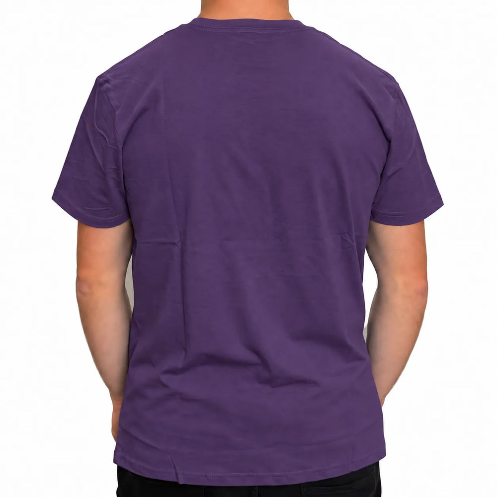 Men's Purple Crew Neck T-Shirt | Premium Cotton