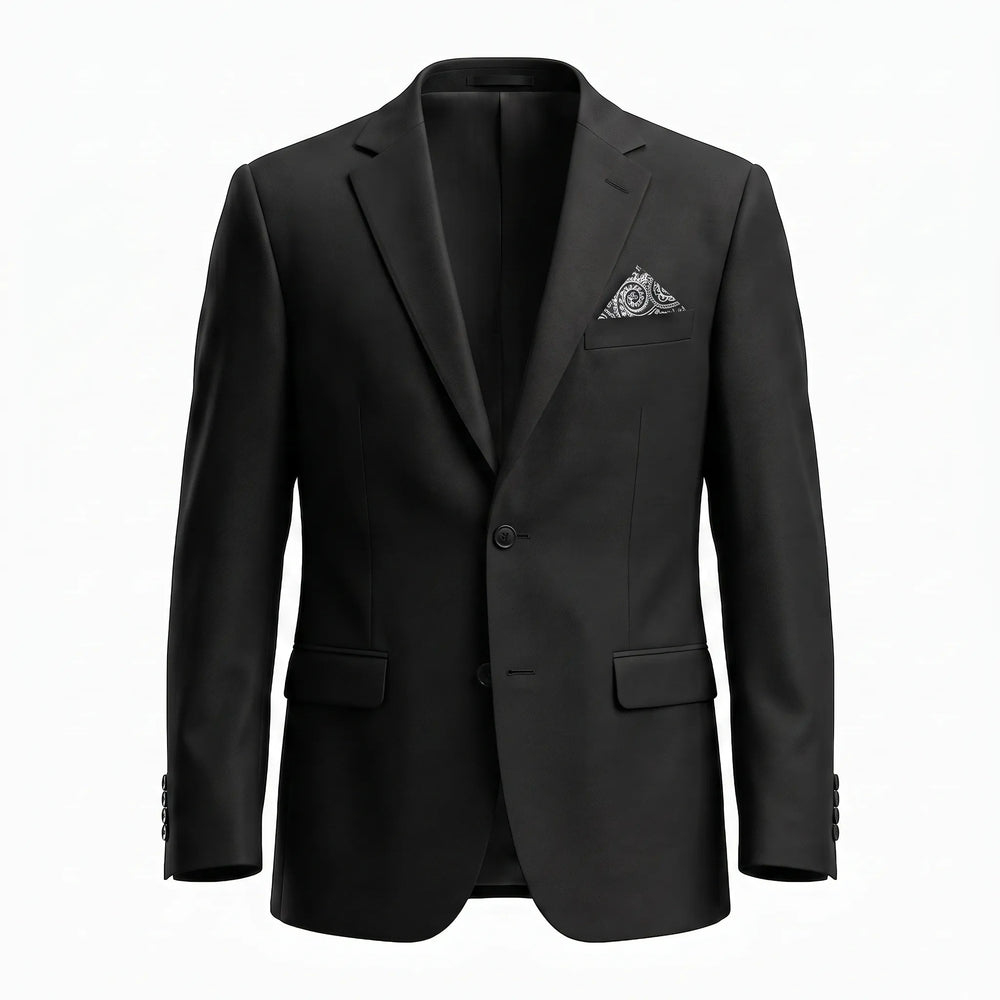 Boys' Black 2-Piece Suit Set | David Blazer & Jessie Trousers