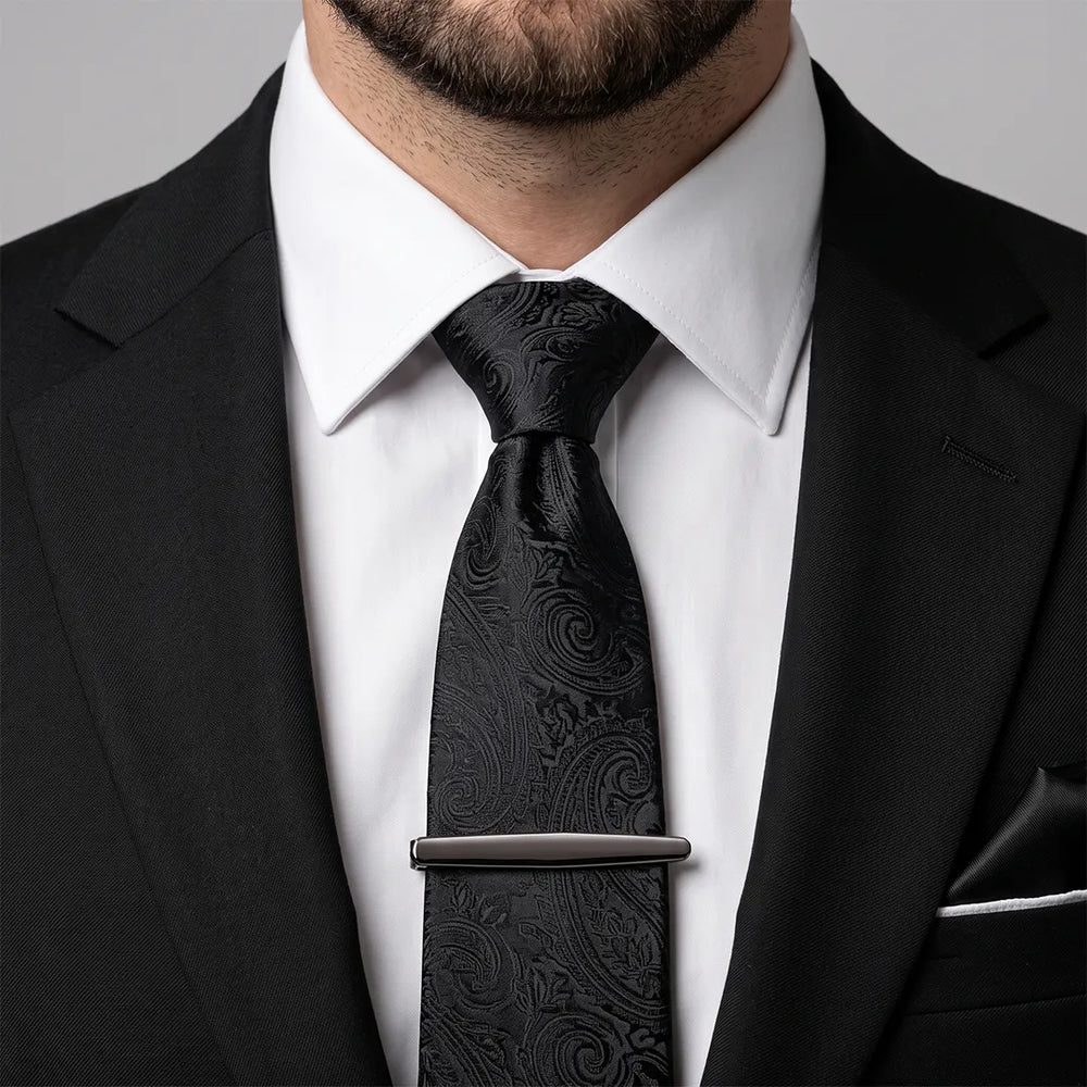 Men's Gunmetal Tapered Tie Clip | Sailor Australia