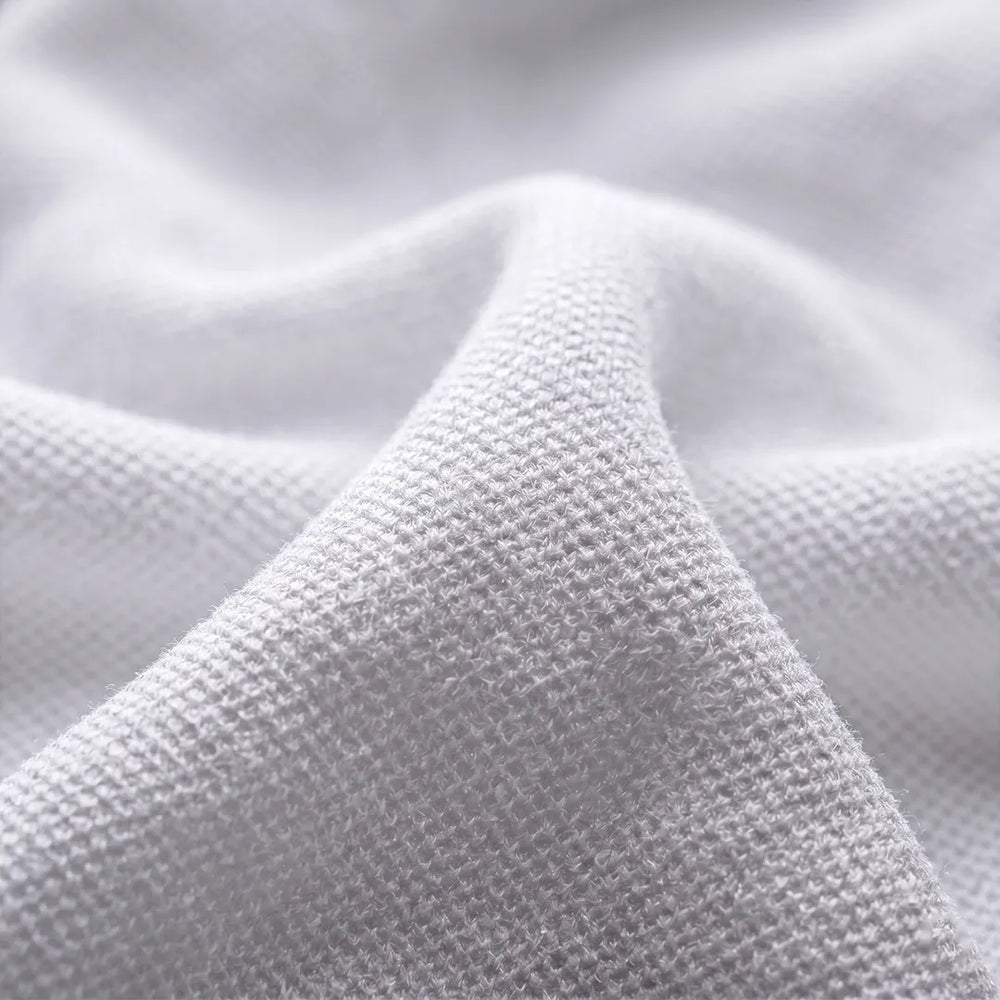 Men's White Polo Shirt | 220 GSM Cotton Blend
