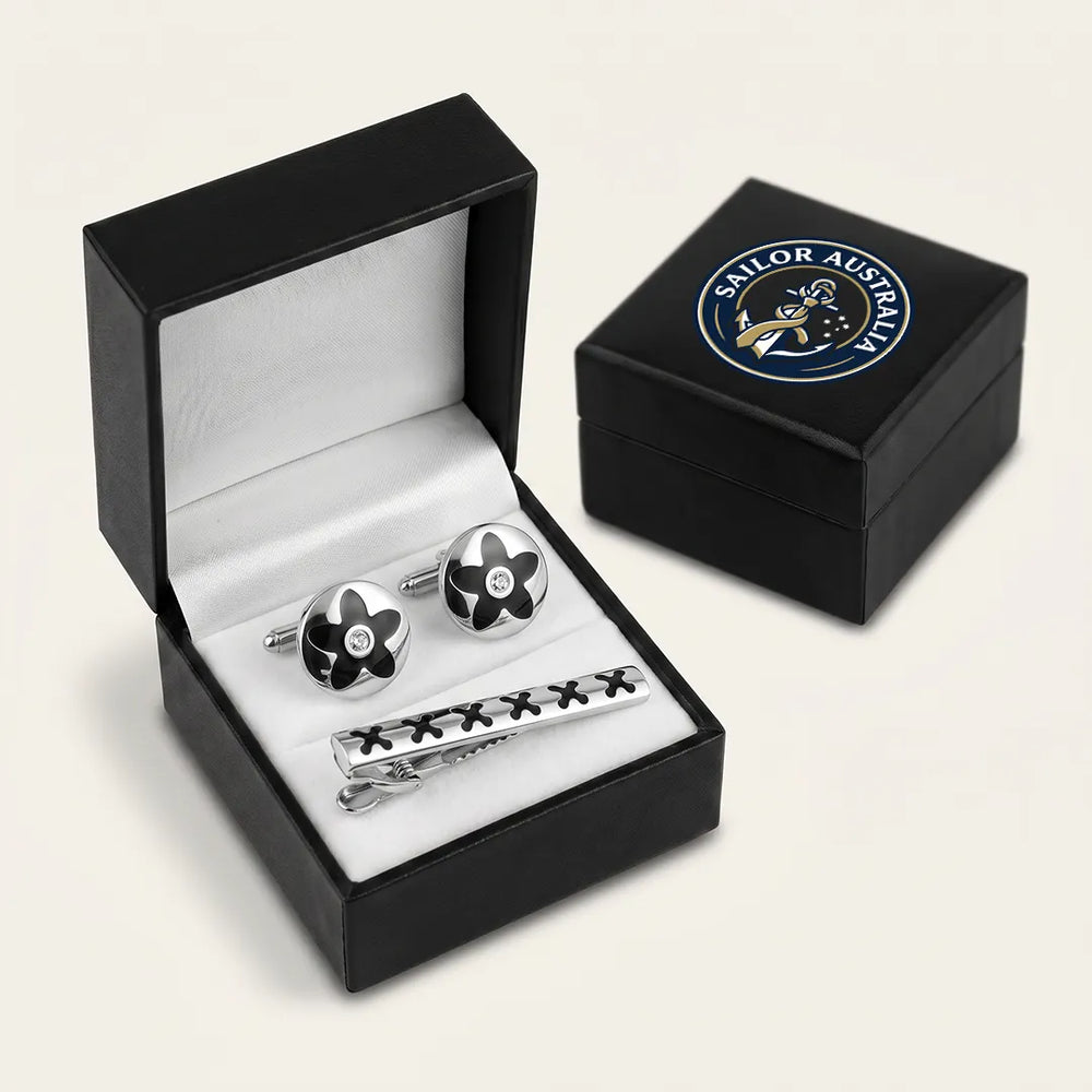 Cufflink & Tie Clip Set - 26