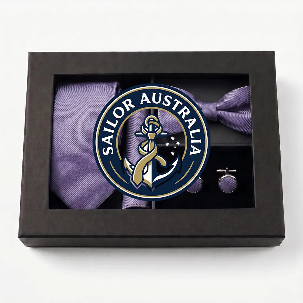 Lavender Twill Tie Set | Wedding & Formal Accessory Set