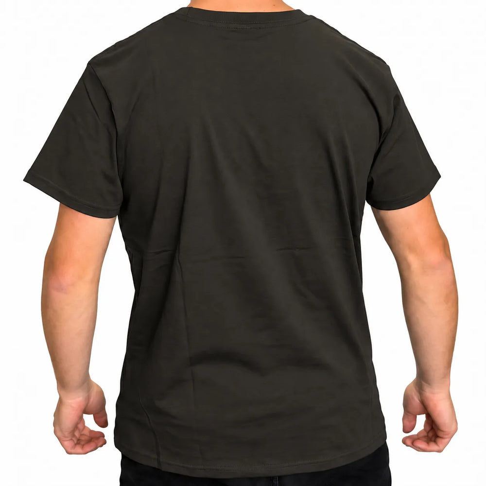 Men's Charcoal Crew Neck T-Shirt | 100% Australian Combed Cotton
