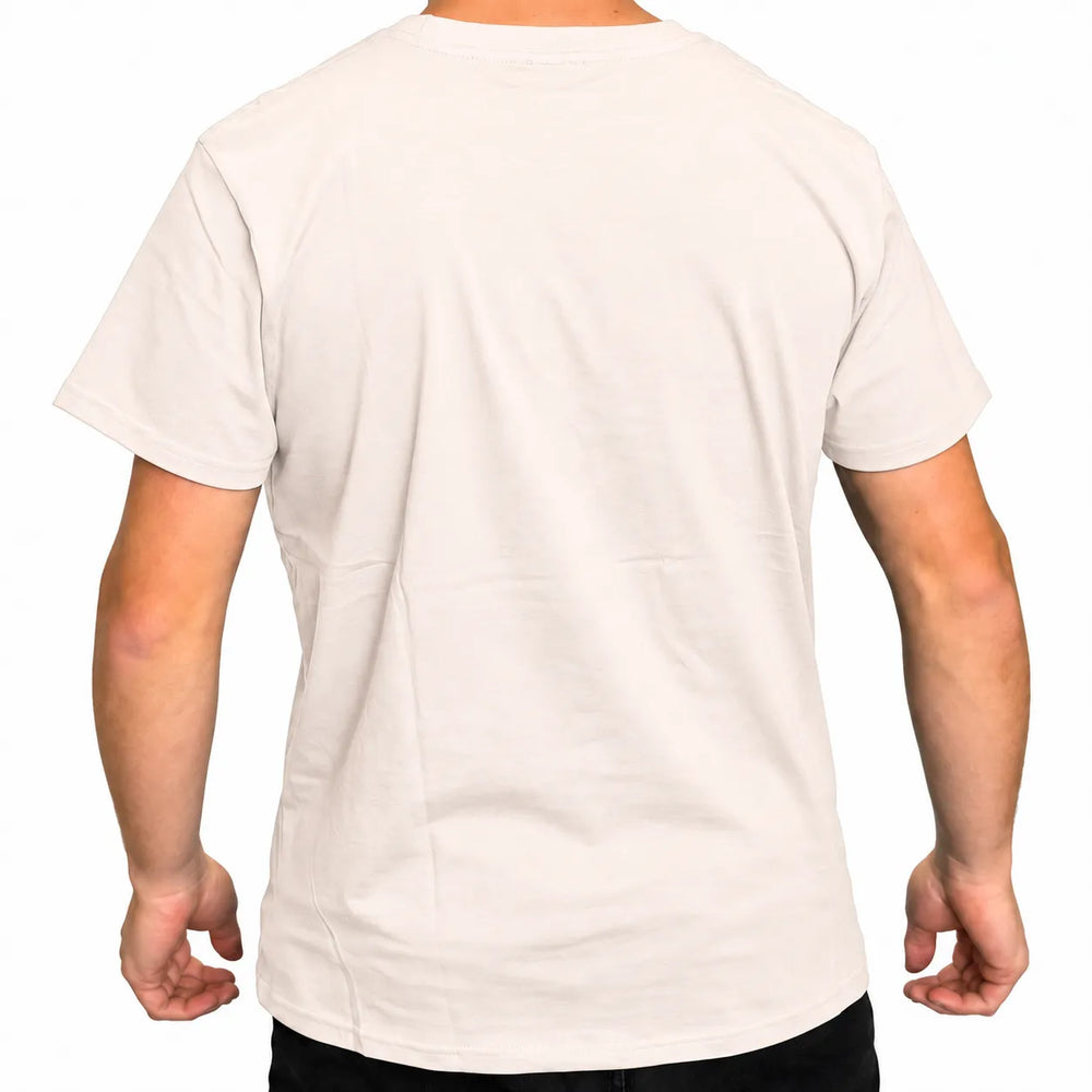 Men's Bone Crew Neck T-Shirt | Premium Cotton