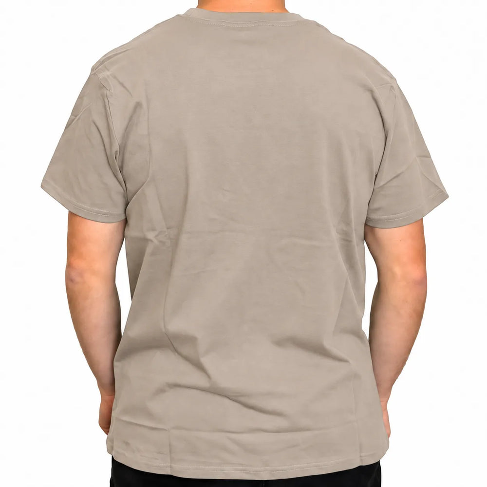 Men's Grey Crew Neck T-Shirt | 100% Australian Combed Cotton