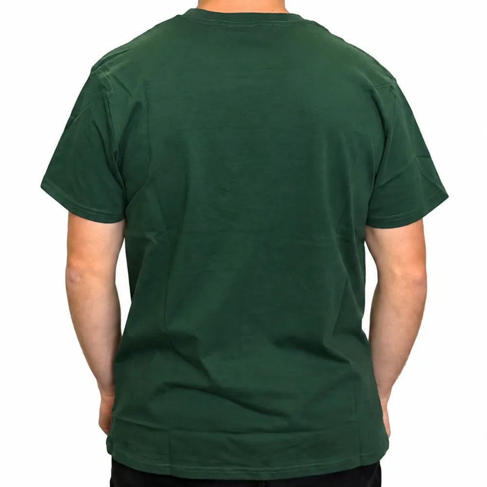 Men's Pine Green Crew Neck T-Shirt | Premium Cotton
